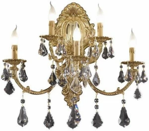 Possoni Illuminazione Аппликация из французского золота с кристаллами swarovski® Ermes 099/a5-sw/p