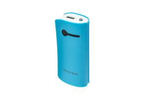16389656 Внешний аккумулятор 3600 мАч, USB, 1 А, индикатор зарядки, синий 4311095 LUAZON
