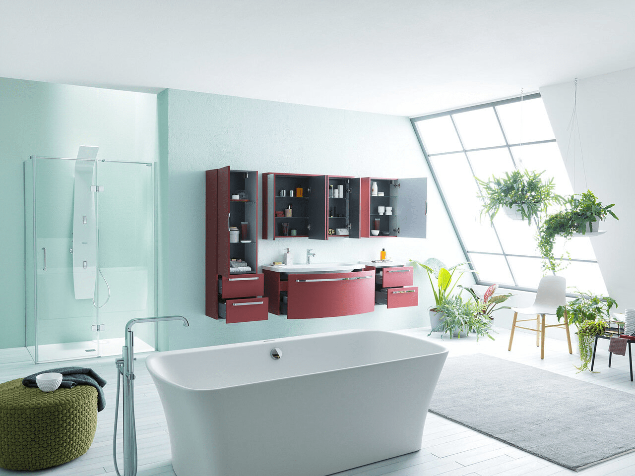 Шкаф пенал Adele 01042  Словения Kolpa-San - Вид №3