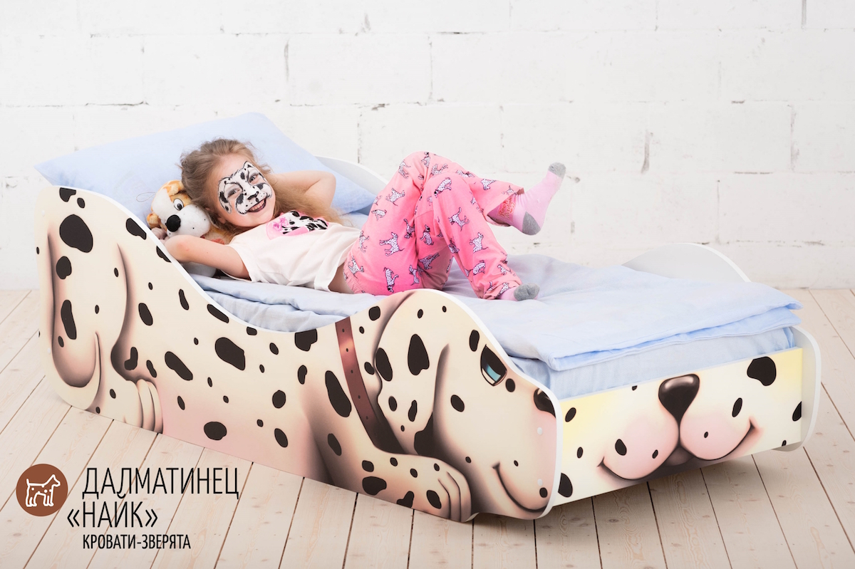 Детская кровать "Далматинец Найк" БЕЛЬМАРКО  326769 Белый Santreyd  - Вид №3