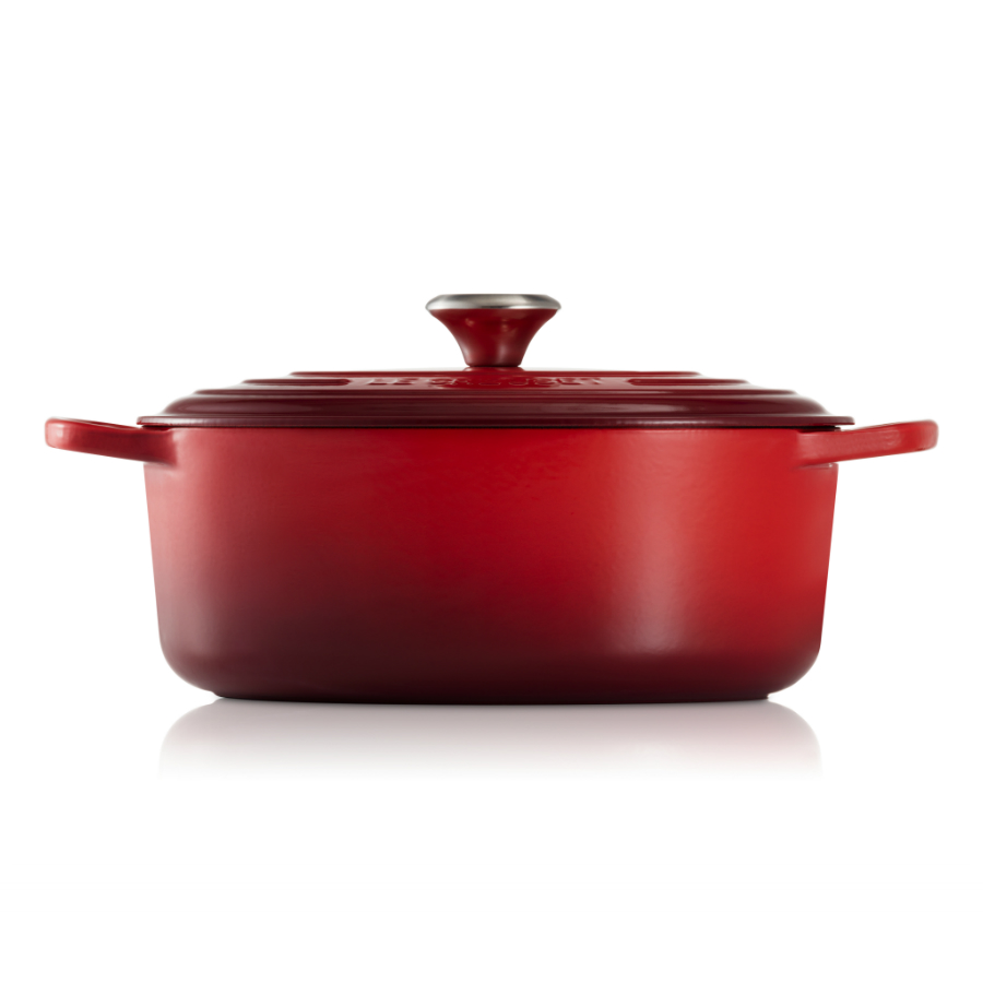 Утятница чугунная Le Creuset, Ø29 см, вишневая 21178290602430 - Вид №4