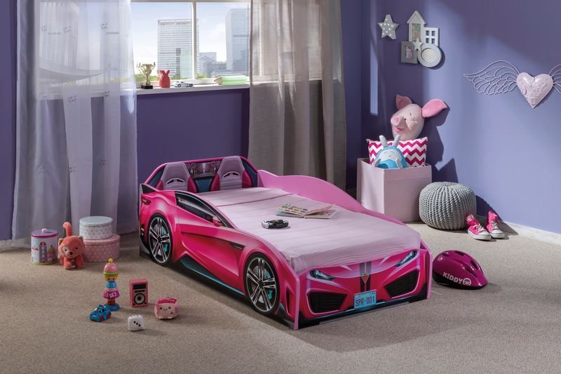 Кровать-машина детская 70х130 см розовая Spyder CILEK  00-3832331 Розовый Santreyd  - Вид №1