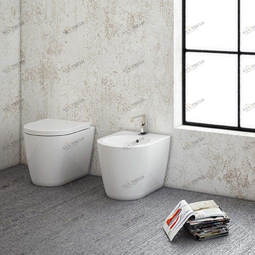 SK00600101 Биде напольное Skip Disegno Ceramica