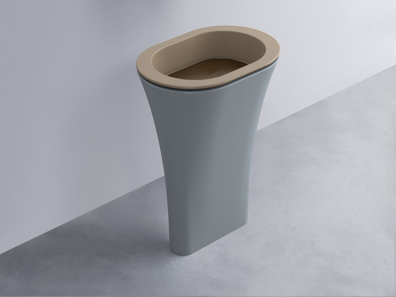 AMLA65-AN+AMPILO-CA+AMCOLO-BR Раковина Amedeo Ovale отдельностоящая cielo Enjoy + Amedeo Ceramica Cielo