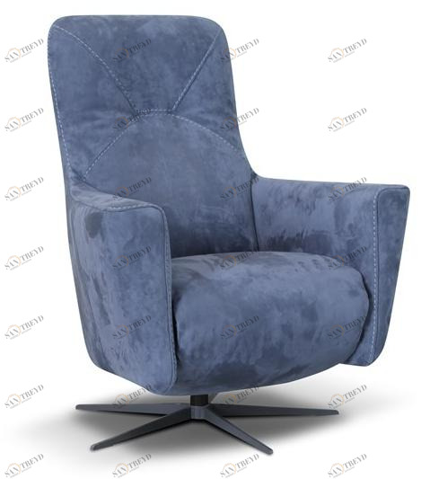 Rossini Sofas Мягкое кожаное кресло с откидной спинкой sun-id-1405995