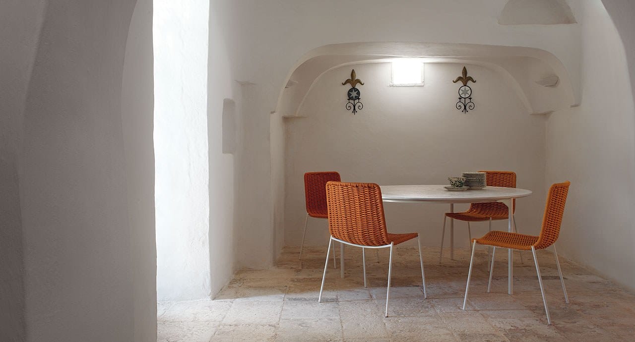 Легкий бетонный круглый садовый стол Paola Lenti ARCH-00106288 - Вид №3