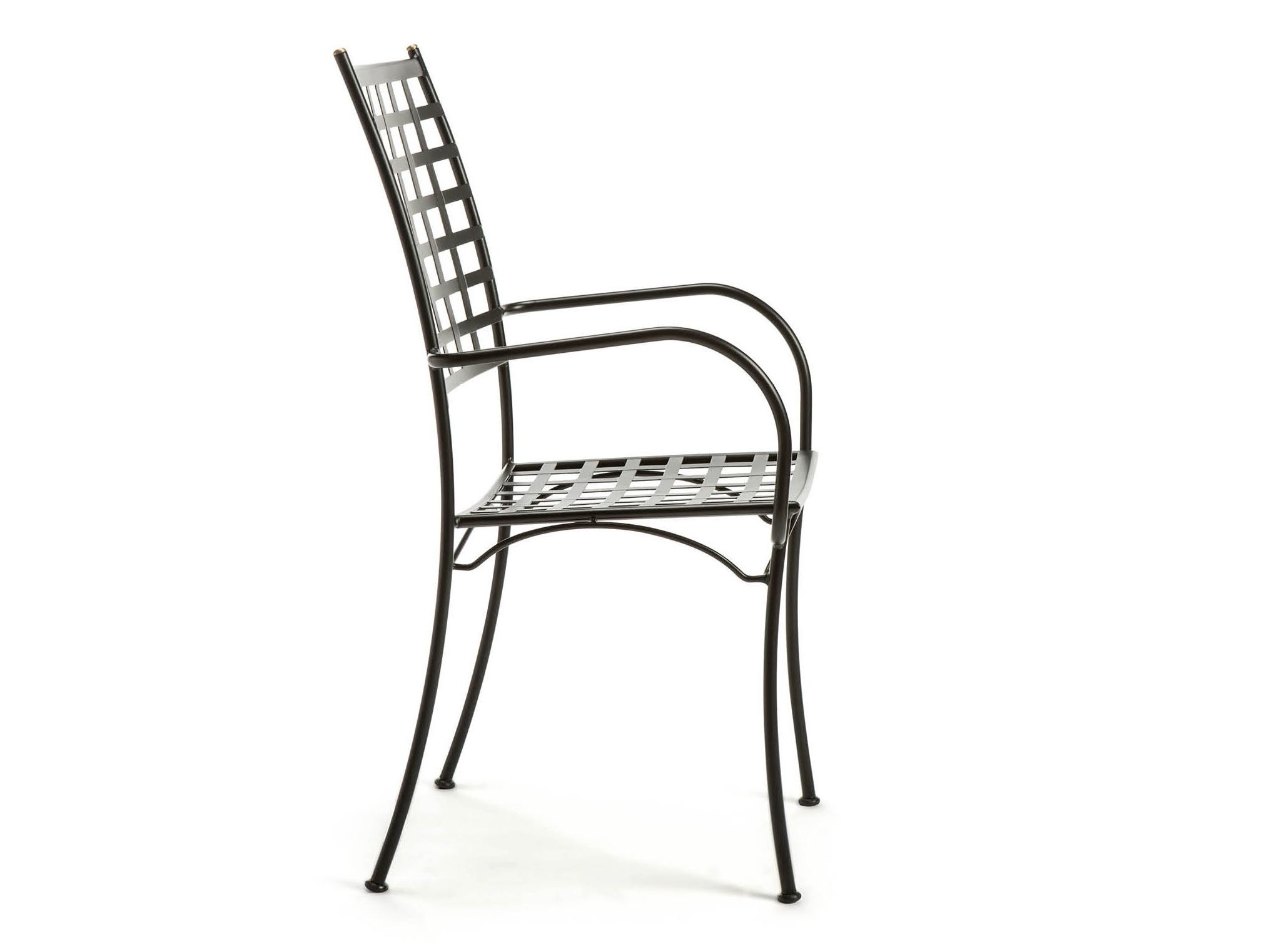 Металлический штабелируемый садовый стул с подлокотниками Vermobil ARCH-00086577 - Вид №1