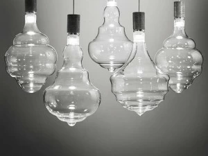 Urban Светодиодная подвесная лампа из боросиликатного стекла Honey trasparente