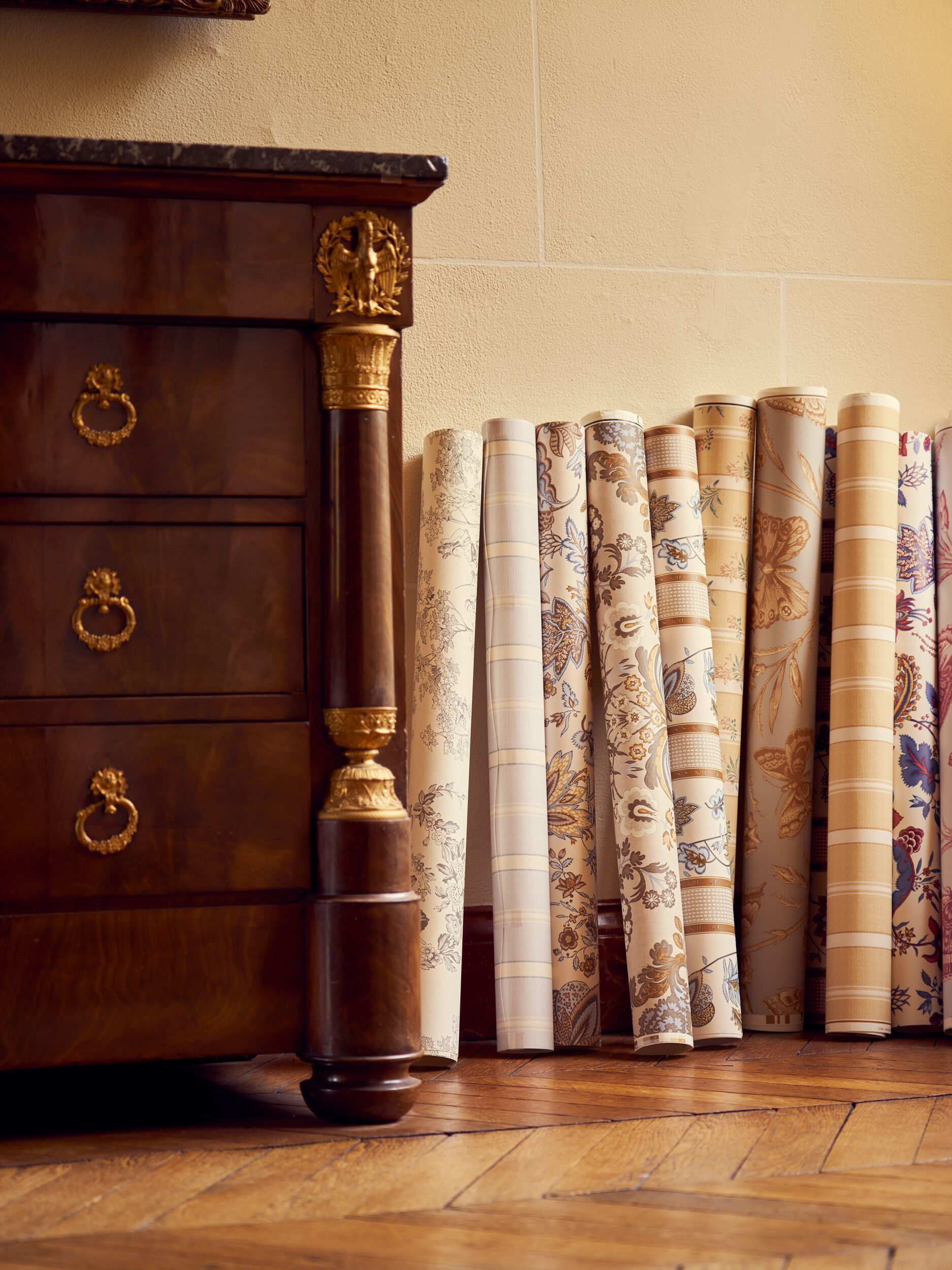 Хлопок шелкография обивочная ткань LELIEVRE Quenin-Belle Époque ARCH-00089078 - Вид №17