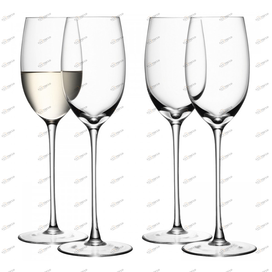 Набор из 4 бокалов для белого вина 340 мл Wine LSA INTERNATIONAL WINE 00-3863047 Прозрачный 