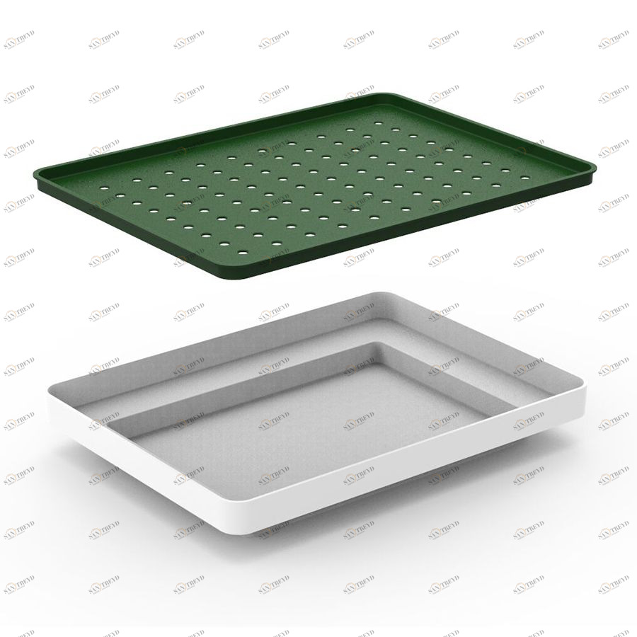 Лоток для полива растений Oasis Tray белый Qualy QL10309WHGN