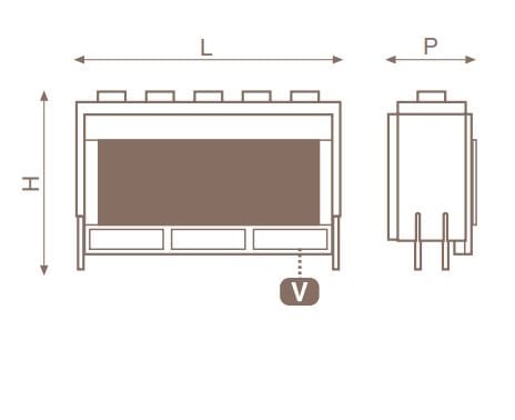 Туннельная вставка ITALKERO VENEZIA ARCH-00130041 - Вид №3