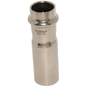 Муфта переходная Rommer 22x18 мм ВПр-НПр нержавеющая сталь 88011289 STLM-2031558