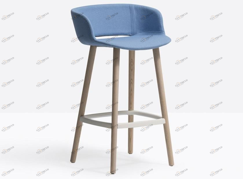 Pedrali Табурет из ткани с подлокотниками и подставкой для ног Babila sun-id-1448005