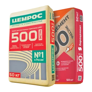 Цемент Цемрос M500 ЦЕМ I 42.5 Б 50 кг 12627900 STLM-2211509