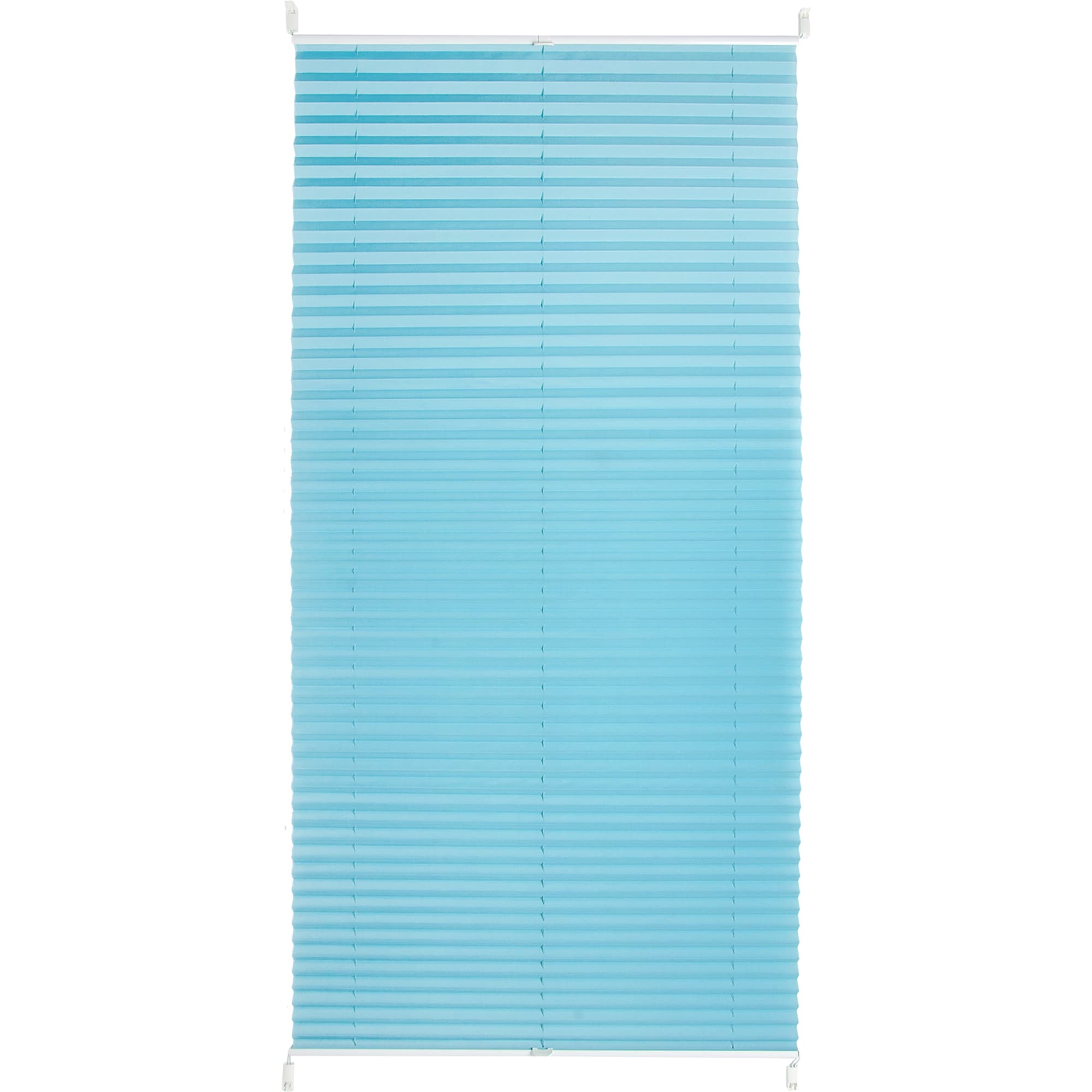 82057301 Штора плиссе «Плайн», 70х160 см, текстиль, цвет бирюзовый Santreyd 