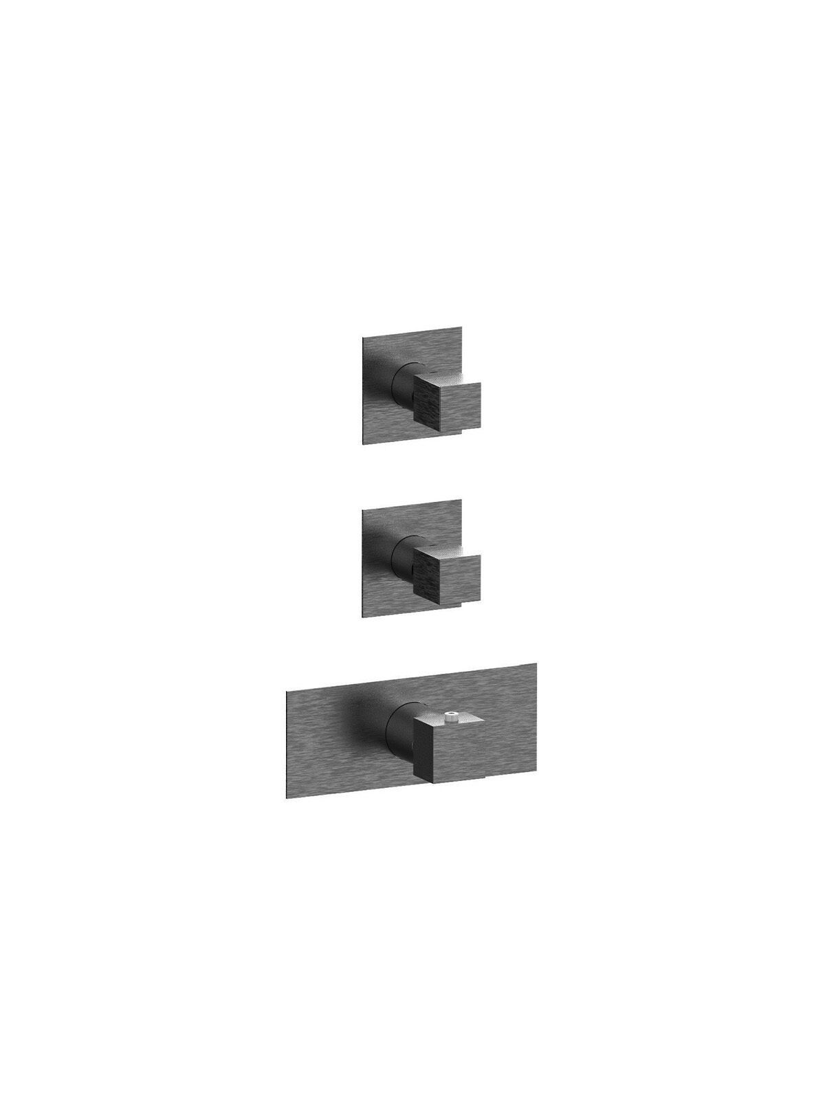 Термостатический встраиваемый смеситель для душа с 3 отверстиями Rubinetterie Frattini отдельная эстетика ARCH-00053901 - Вид №3