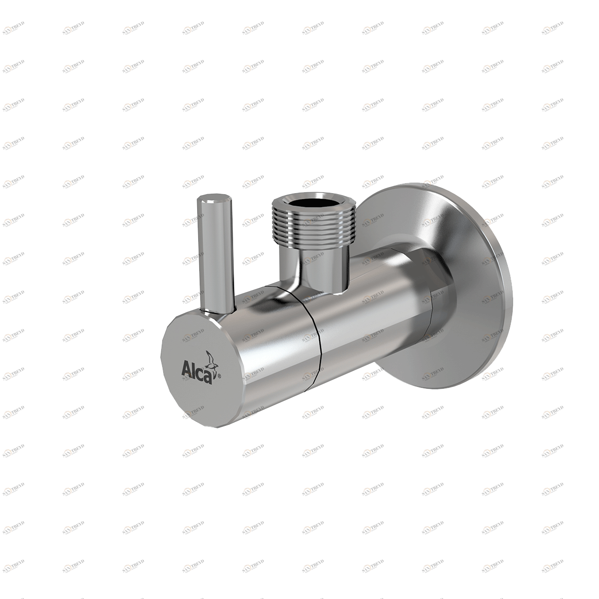 Угловой вентиль с фильтром 1/2"×1/2", круглый ALCAPLAST ARV003