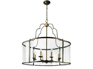 Металлический подвесной светильник ручной работы