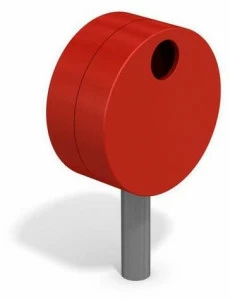 Metalco Настенный стальной мусорный бак