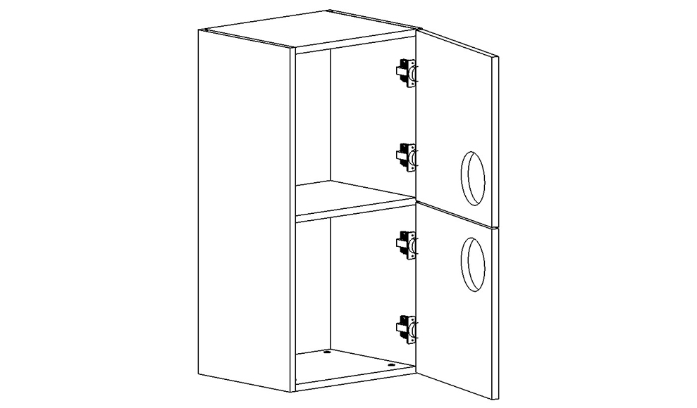 Полка детская навесная вертикальная "Леголенд" МАНДАРИН ЛЕГОЛЕНД 179559 Белый;красный Santreyd  - Вид №4