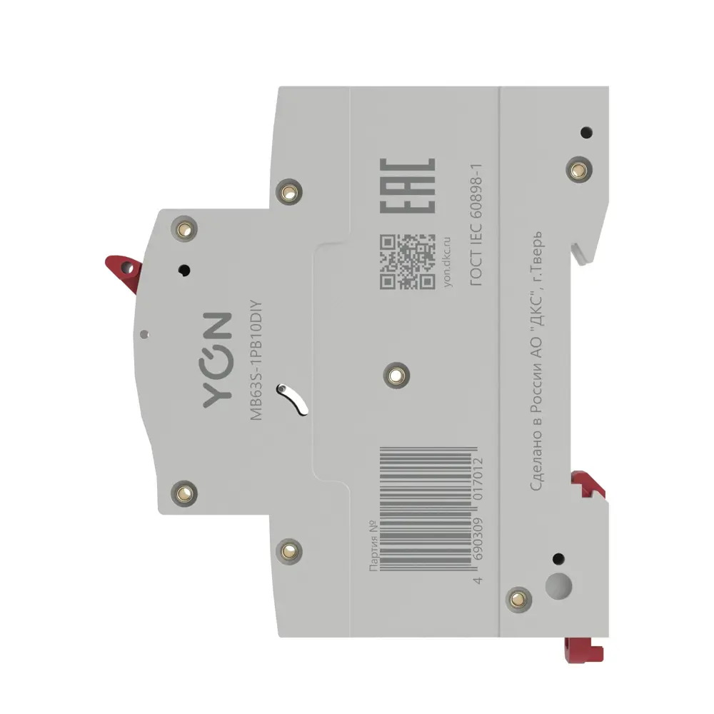 Автоматический выключатель DKC Yon 1P B10 А 4.5 кА STLM-2062760 - Вид №2