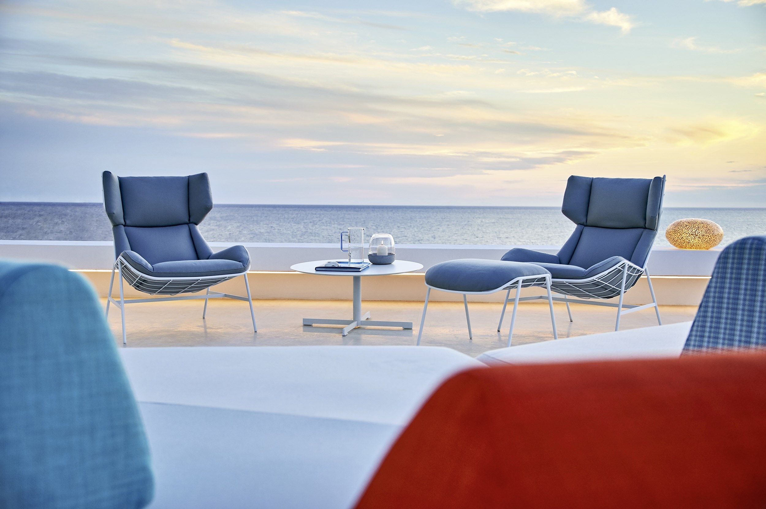 Тканевое садовое кресло с подголовником Varaschin Summer Set ARCH-00062979 - Вид №8