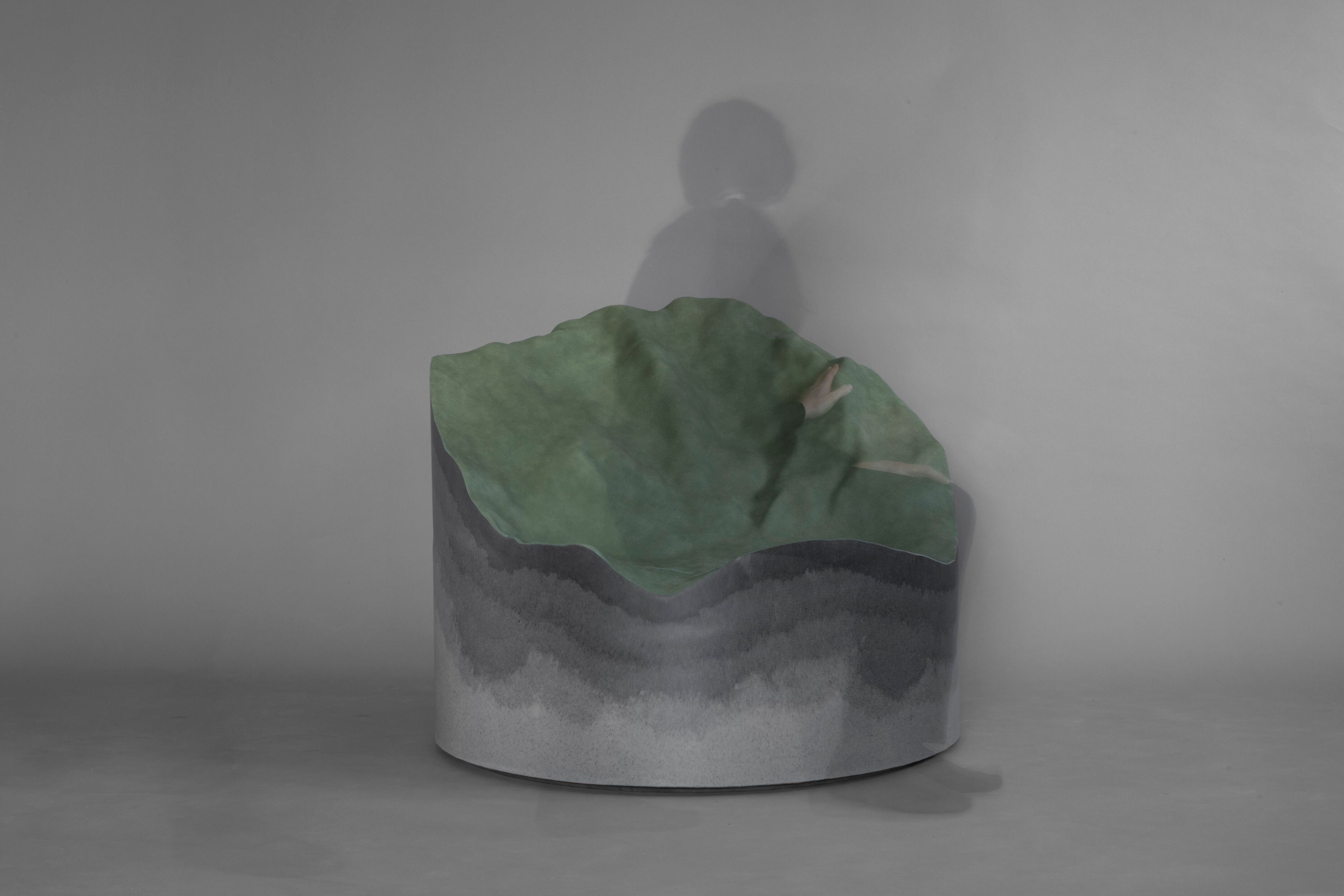 Бархатное кресло alcarol Geomorphic 2023 ARCH-00006538 - Вид №3