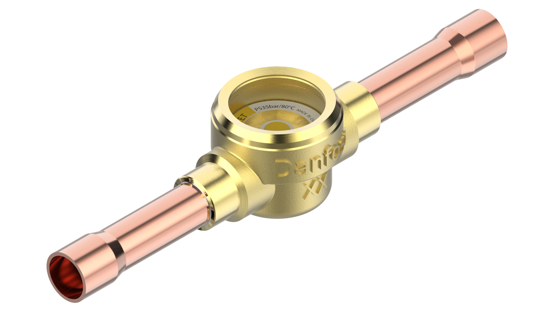 Danfoss SGN — Смотровые стекла с индикатором влажности SGN 10s Смотровое стекло 014-0182  - Вид №9