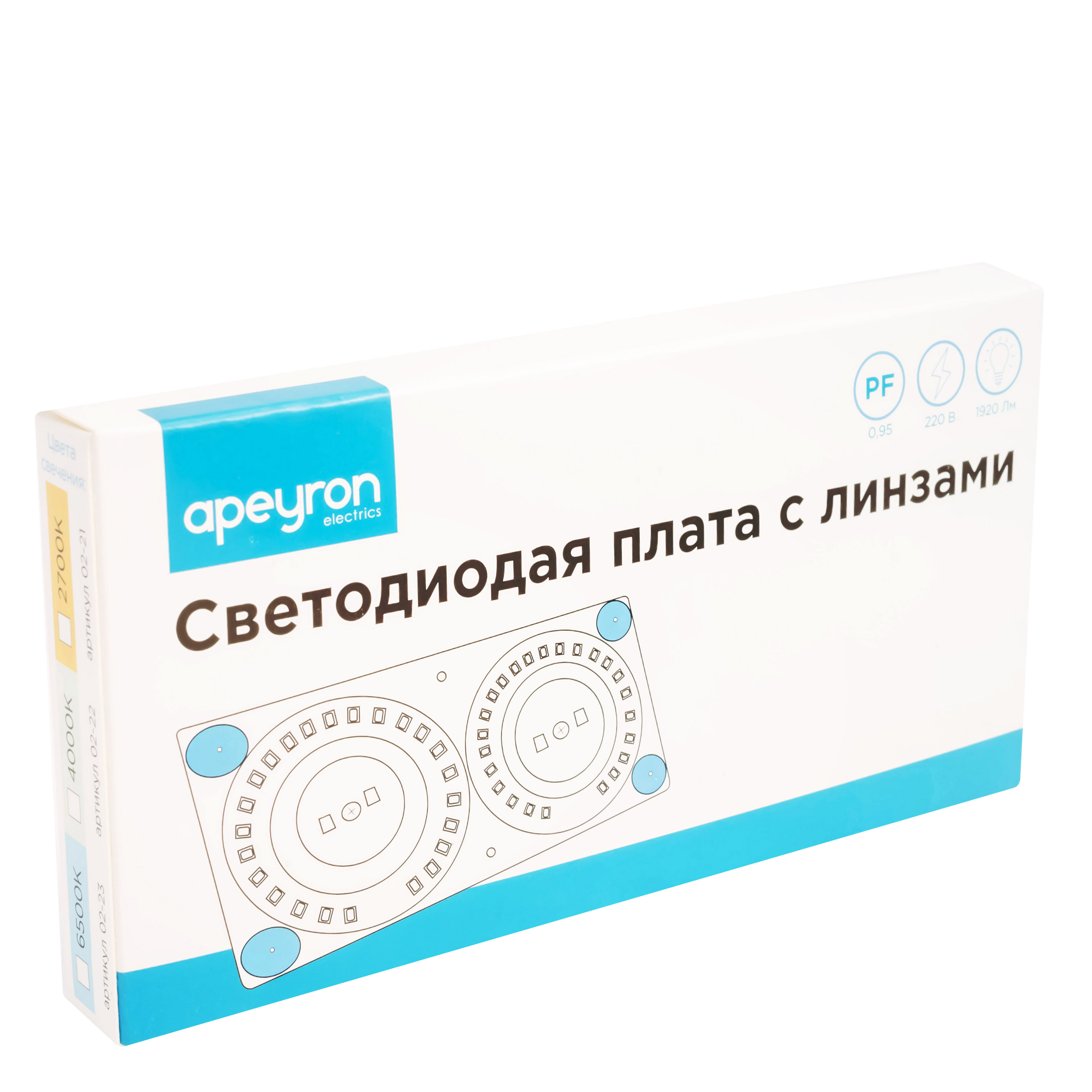 82040668 Плата светодиодная 02-21, 24 Вт, 220 В, 1920 Лм, степень защиты IP20 STLM-0018228 APEYRON  - Вид №3