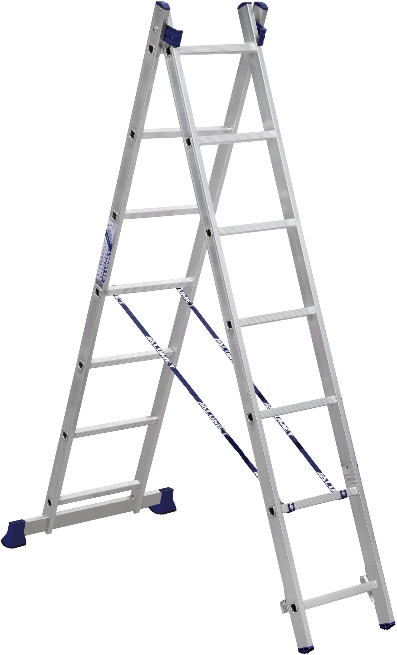 Алюминиевая двухсекционная универсальная лестница