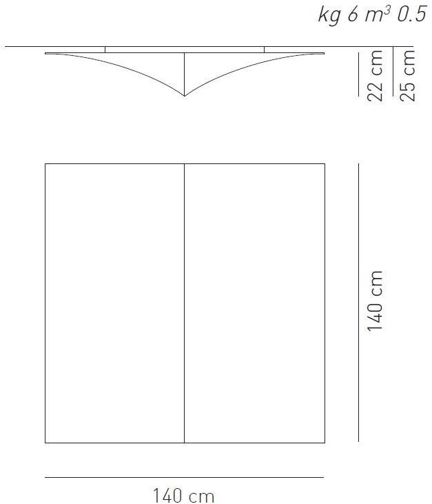 AXOLIGHT Потолочный светильник из ткани Nelly straight sun-id-1452420 - Вид №6