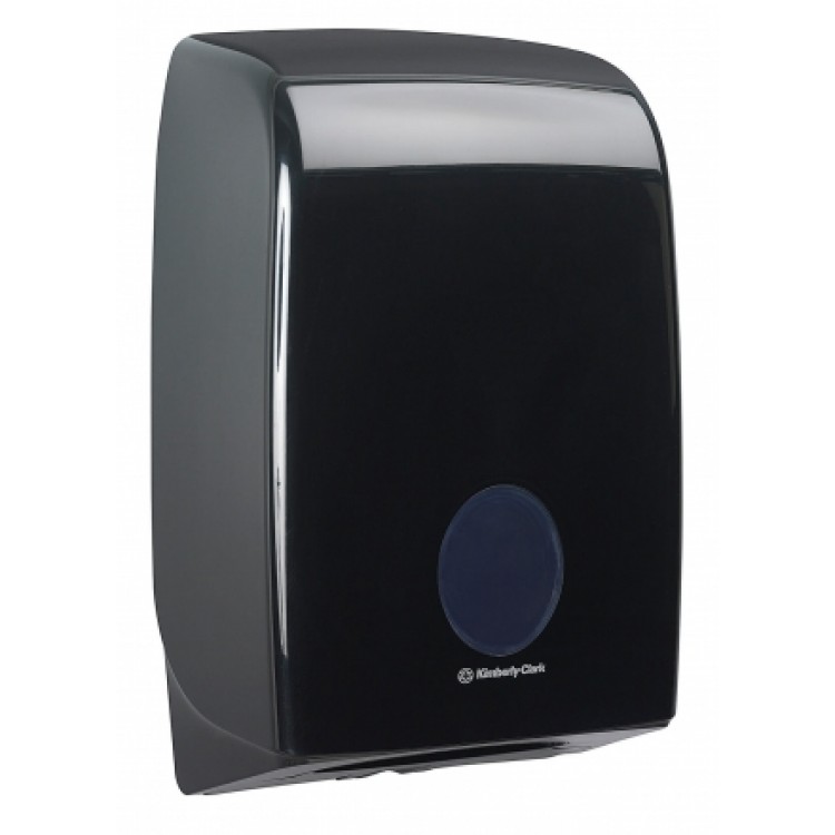 7171 Kimberly Clark Диспенсер для листовых бумажных полотенец черный Kimberly Clark Professional Aquarius 7171 черный  - Вид №1