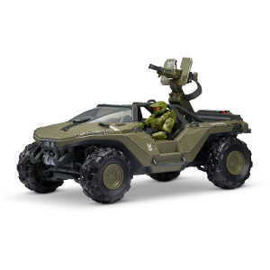HLW0016 Фигурка героя Master Chief 3.75" с Warthog и аксессуарами HALO