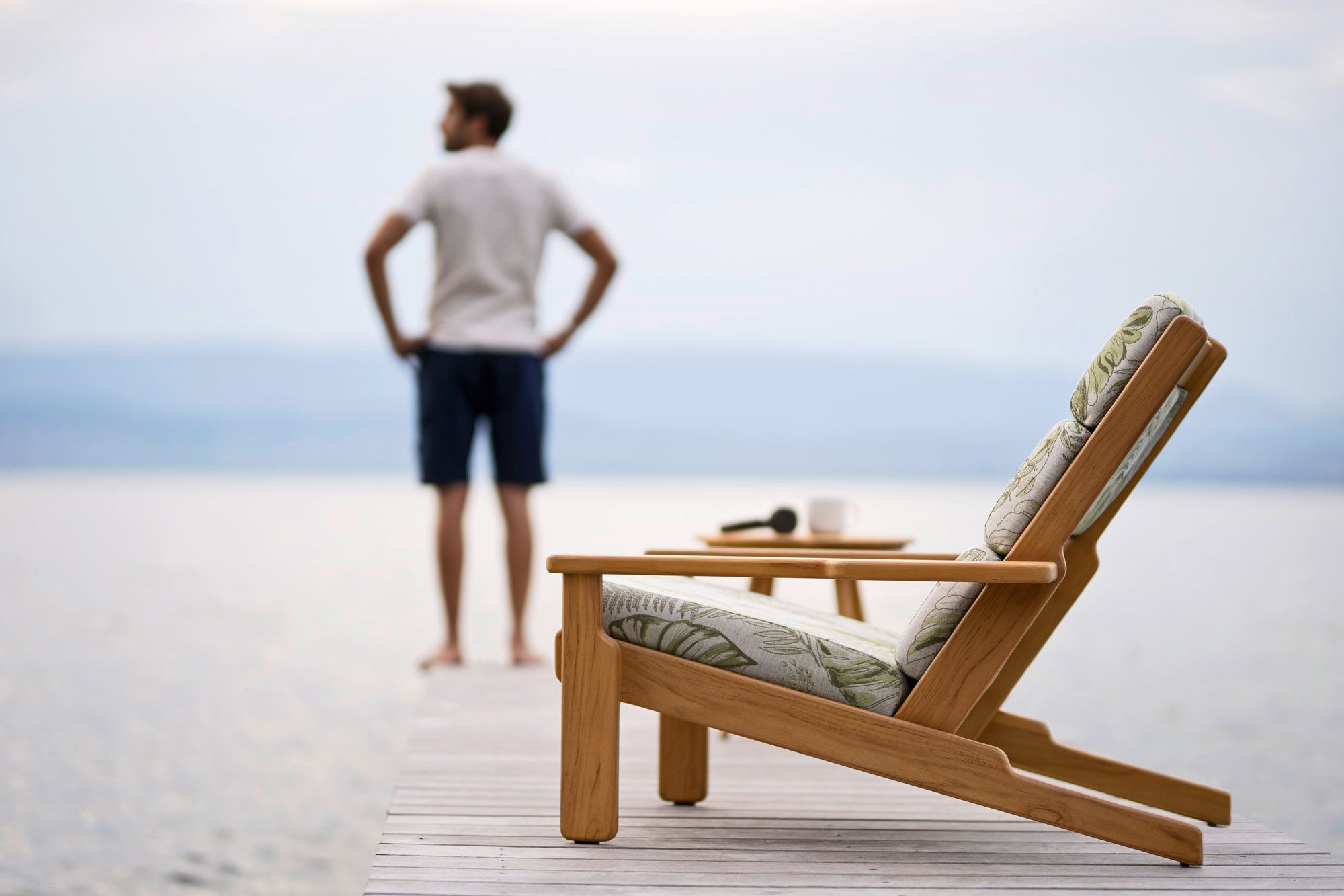 Мягкое ТИК садовое кресло с подлокотниками Varaschin ARCH-00066687 - Вид №4