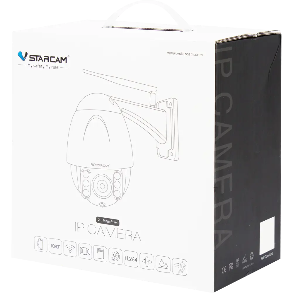 IP камера уличная Vstarcam C8833WIP 2 Мп 3.3 мм 1080p FULL HD WiFi 82142253 STLM-2155011 Santreyd  - Вид №5