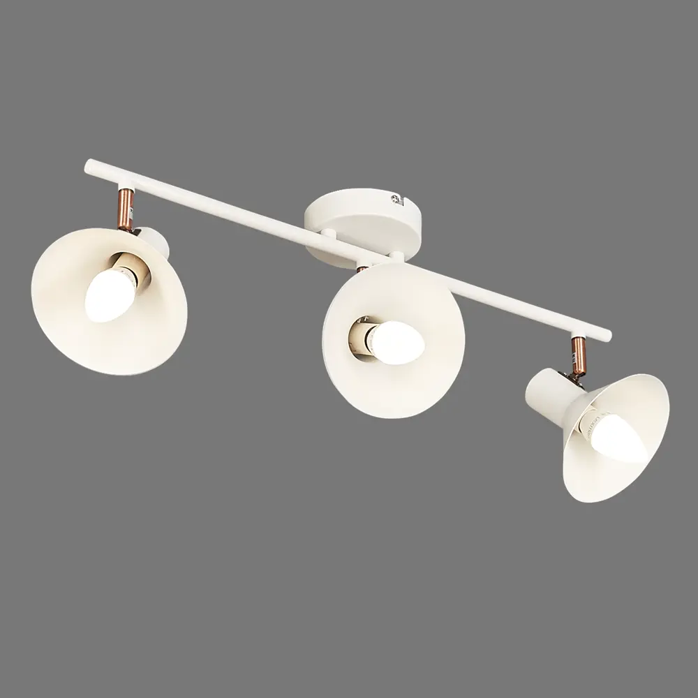 Спот поворотный Crater L1166-3, 3 лампы, 9 м², цвет белый LAMPLANDIA STLM-2180087 - Вид №2