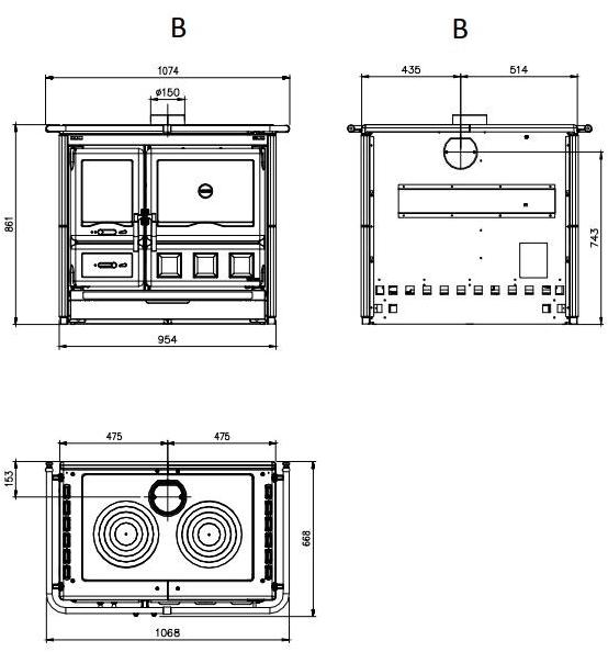 LA NORDICA EXTRAFLAME Дровяная печь с облицовкой из керамогранита sun-id-1405130 - Вид №3