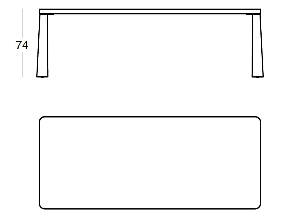 Деревянный обеденный стол Zanotta TIDONE ARCH-00119226 - Вид №5