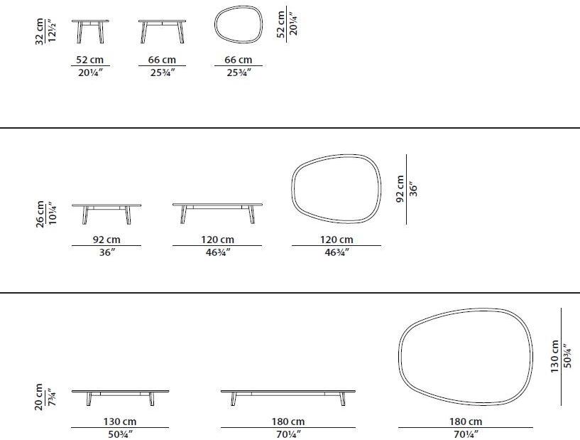 BAXTER Низкий журнальный столик sun-id-1355838 - Вид №10