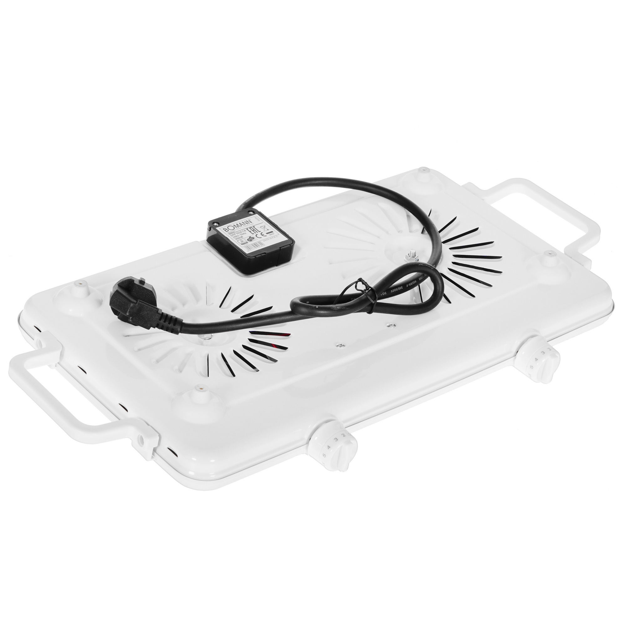 5327196 Плита компактная электрическая Bomann DKP 5028 CB белый STDN-0025002 - Вид №4