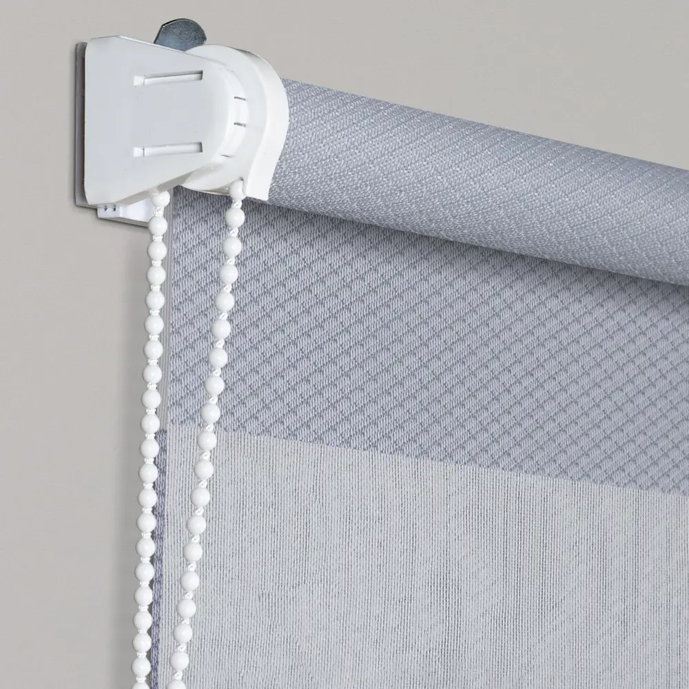 Рулонная штора день-ночь MIAMOZA Сиберия 80×160 см серая 89411396 STLM-1566069 - Вид №2