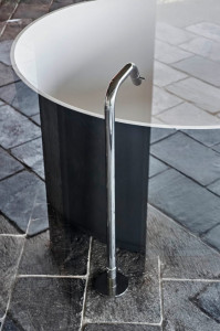 Латунный напольный дозирующий носик для ванны