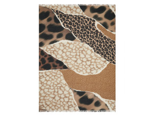 Шерстяной жаккардовый плед