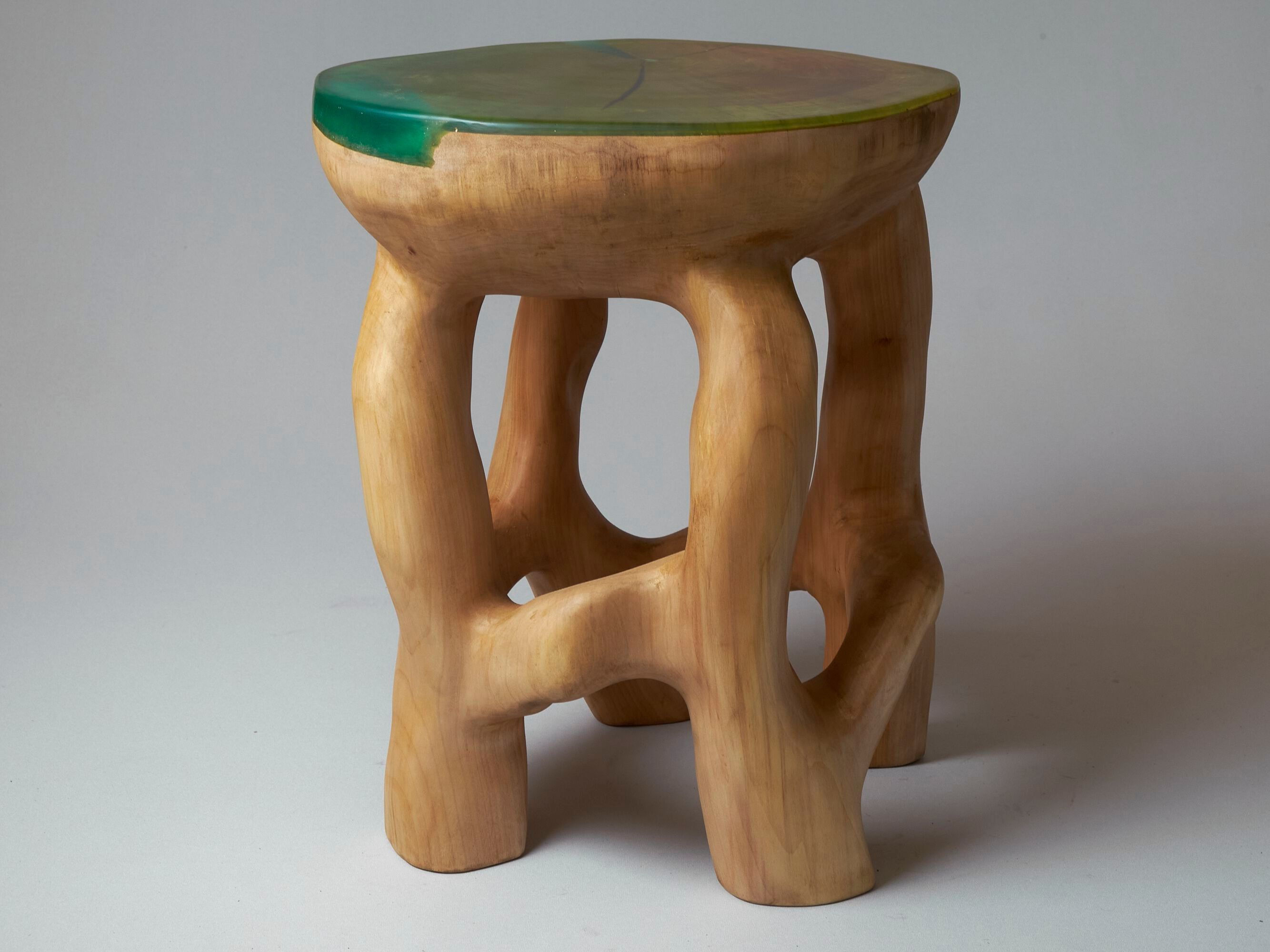 Деревянный журнальный столик / табурет Logniture Satyrs ARCH-00029617 - Вид №7