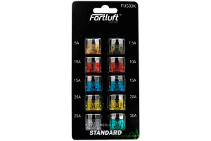 18220357 Предохранители standart 10 шт. fus03k FORTLUFT