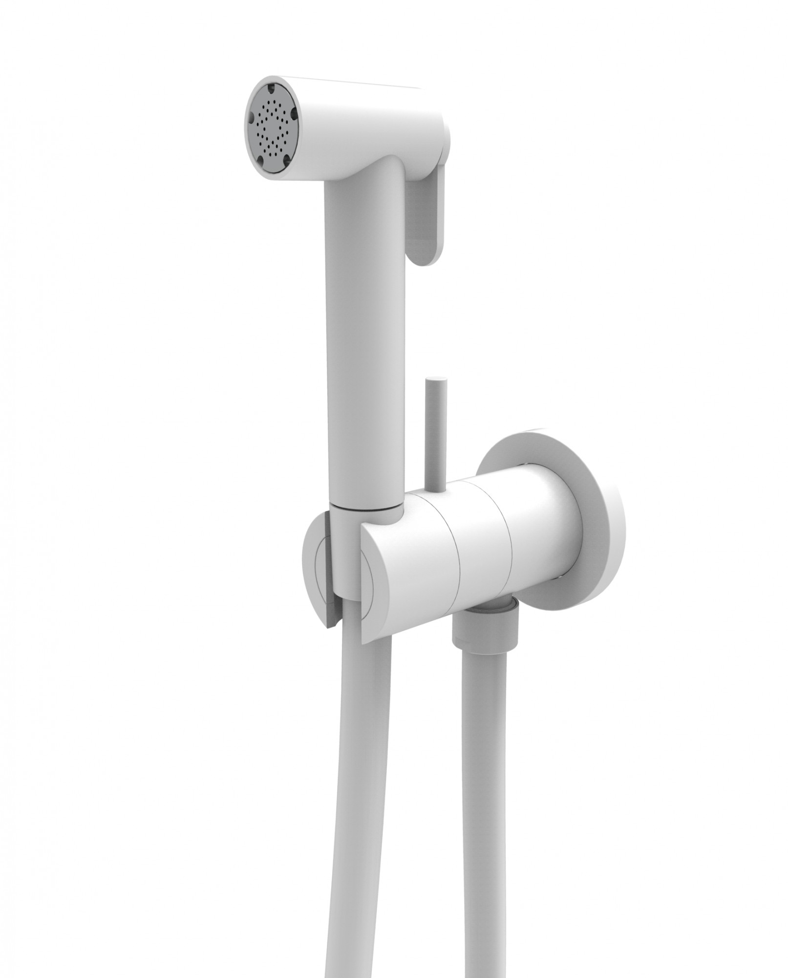 KSPAT101-07BIO Гигиенический душ со смесителем , белый Graffio Stella