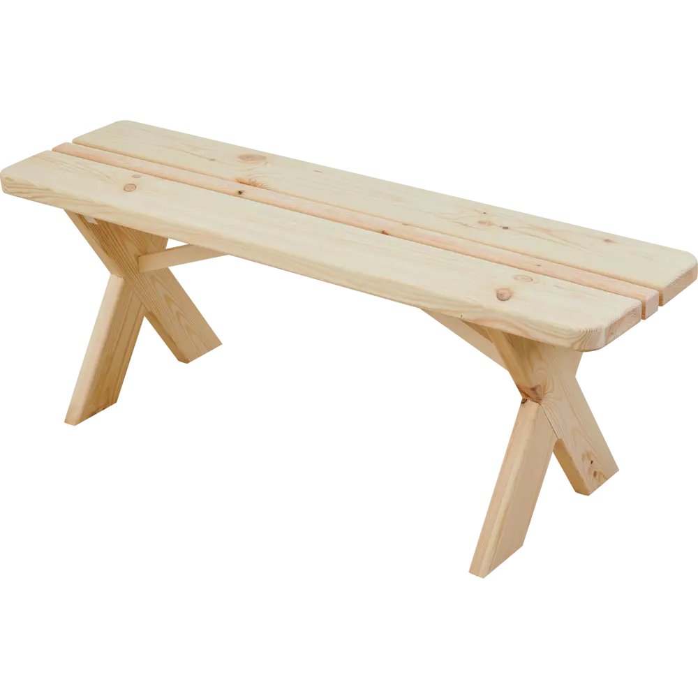 Скамья сосна 1200x330x460 мм натуральная Santreyd нет STLM-2034247