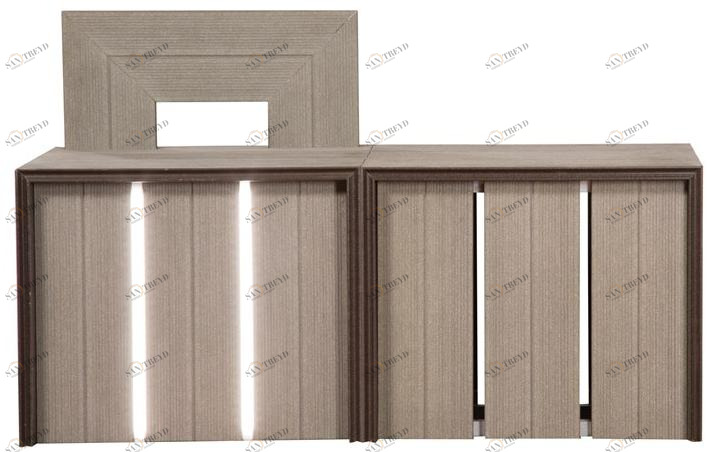 Carlo Nobili Модульная модульная мебельная скамья Outdoor Od103