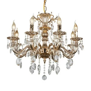 Подвесная люстра Omnilux OML-78903-08 OMNILUX ДИЗАЙНЕРСКИЕ 186221 Золотой